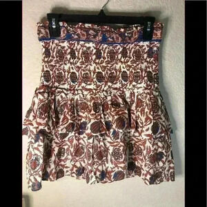 House of Harlow marble rust skirt sz S NWT